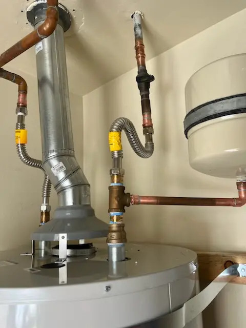 Water heater installation and plumbing repair in Cliffwood